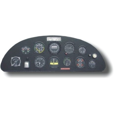 Kit construction planche de bord Zlin Z -526 1:4 - FLASH RC