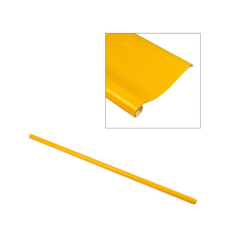 Rouleau 2m entoilage FLASH RC  jaune/orange 'CUB' (largeur 64cm) - FLASH RC