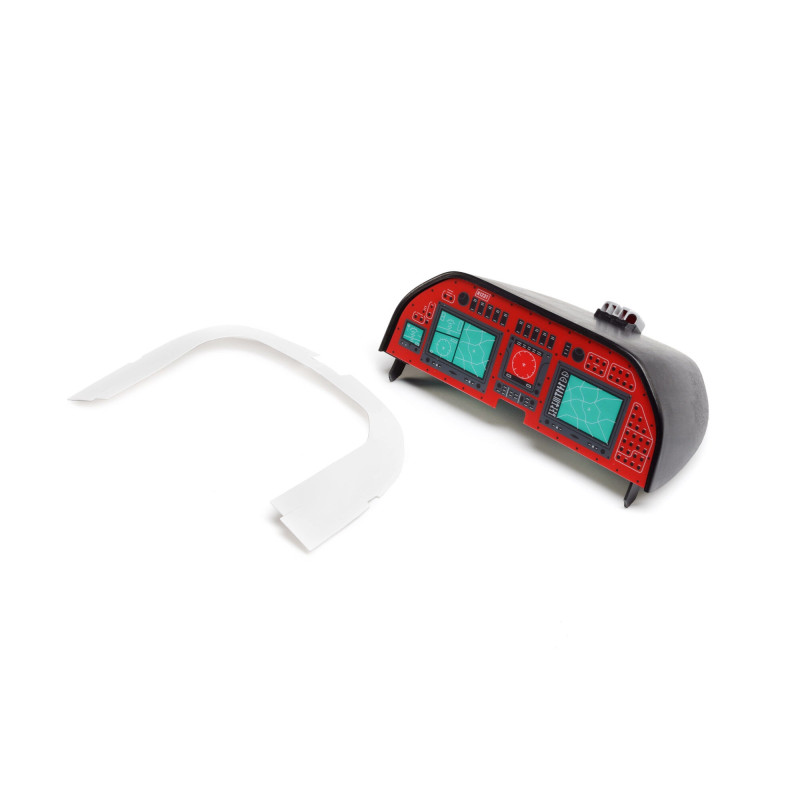 INSTRUMENT PANEL WITH PLASTIC COVER: DRACO 2m E-Flite - FLASH RC