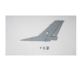 Vertical Fin and Rudder: F-16 Falcon-Gray 80mm EDF E-Flite - FLASH RC