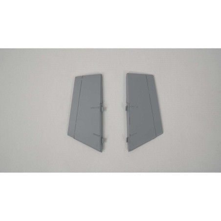 Set di alette ventrali: F-16 Falcon-Grigio 80mm EDF E-Flite