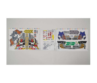Decal Set: F-16 Falcon-Gray 80mm EDF E-Flite - FLASH RC