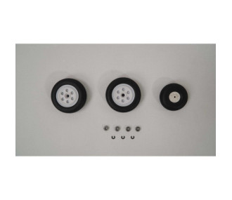 Wheel Set: F-16 Falcon-Gray 80mm EDF E-Flite - FLASH RC