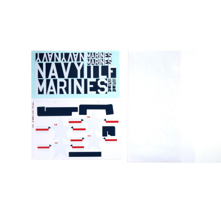Decal Sheet F4U-4 Corsair 1.2m E-Flite - FLASH RC