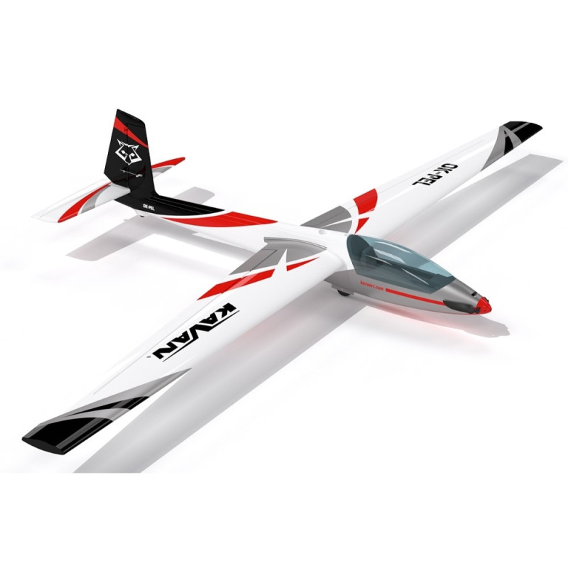 Kavan Swift S-1 motor glider approx. 2.4m ARF red - FLASH RC