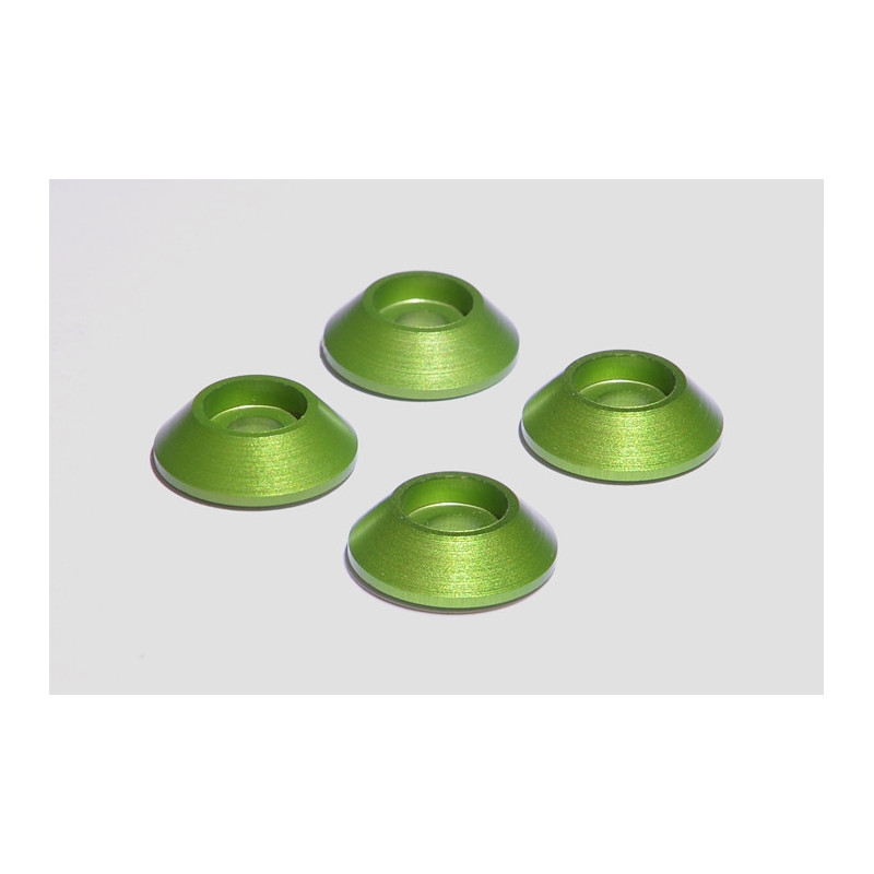 Alu. Anodized Washer Sets 4mm - FLASH RC