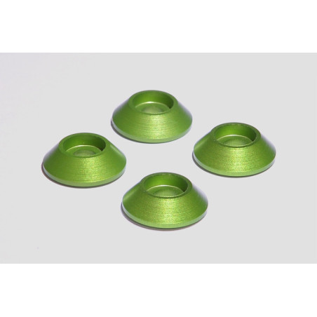 Alu. Anodized Washer Sets 4mm - FLASH RC