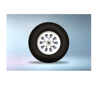 Optional Wheels W/Alu. Anodized Hub 100mm - FLASH RC