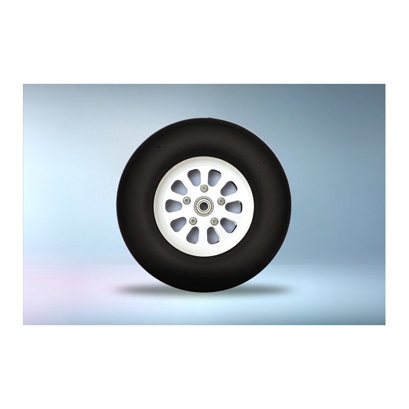 Optional Wheels W/Alu. Anodized Hub 130mm - FLASH RC