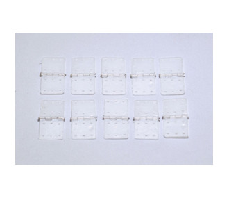 Cerniere a piastra in plastica (10 pezzi) - FLASH RC
