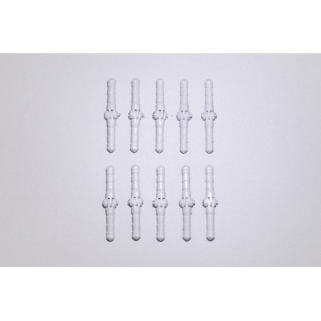 Plastic Pin Hinges M (10pcs) - FLASH RC