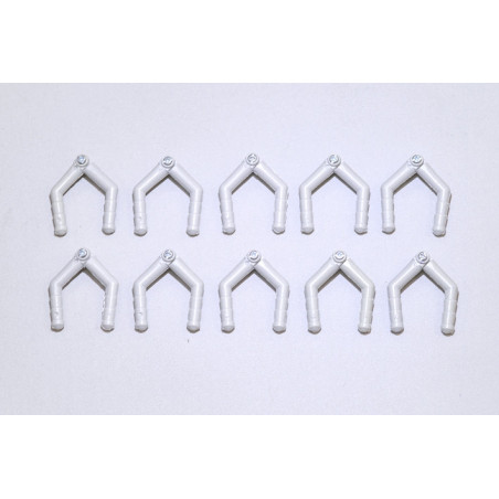 Plastic Flap Hinges (10pcs) - FLASH RC
