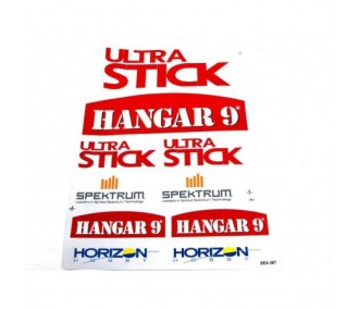Ultra Stick 30cc - Planche de décoration HANGAR 9 - HAN236512 - FLASH RC