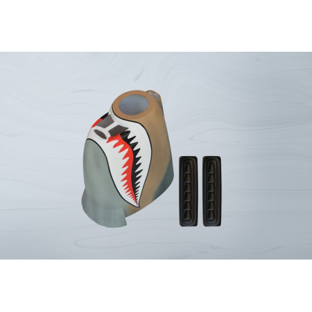 PH216-P40 Cappuccio Warhawk misura 35-55cc - FLASH RC