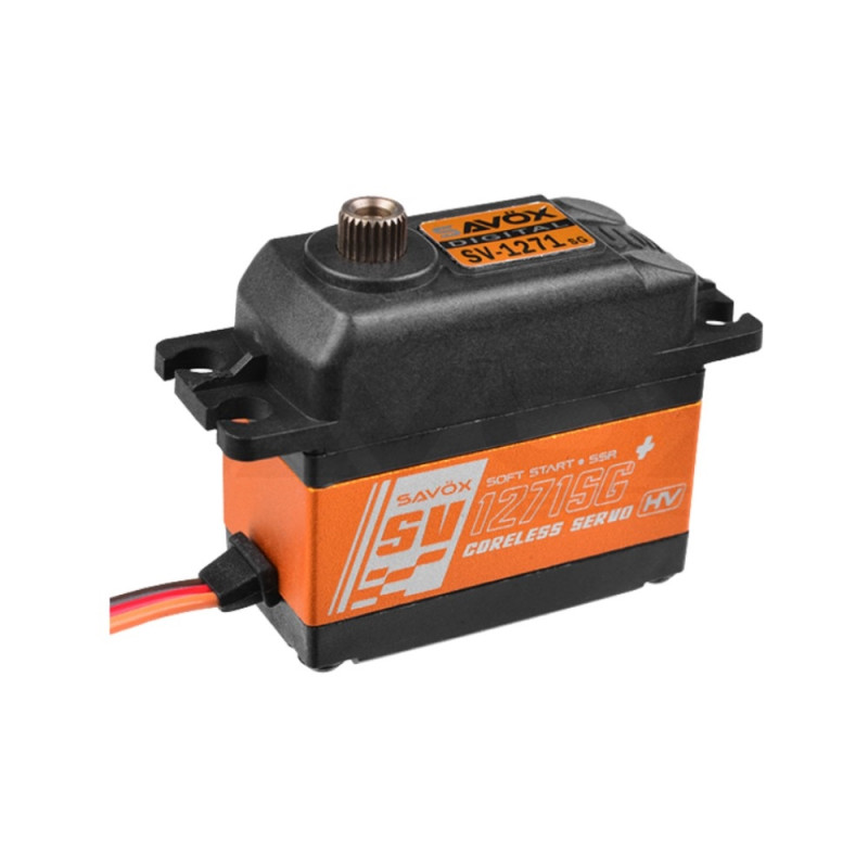 Standard digital servo Savox SV-1271SG+ (63g, 25kg.cm, 0.08s/60°) - FLASH RC