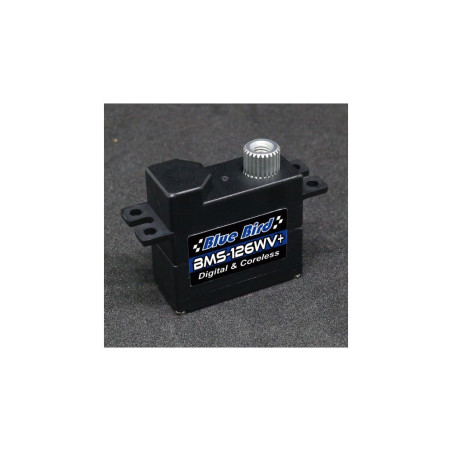 Servos - Blue Bird servo BMS-126WV+6.5Kg.cm 0.07s 11.3g 10mm - FLASH RC