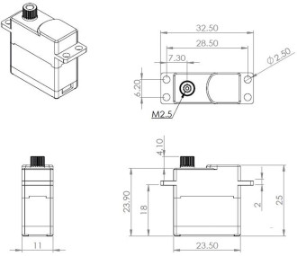 Servo digital MKS HV6150H 2