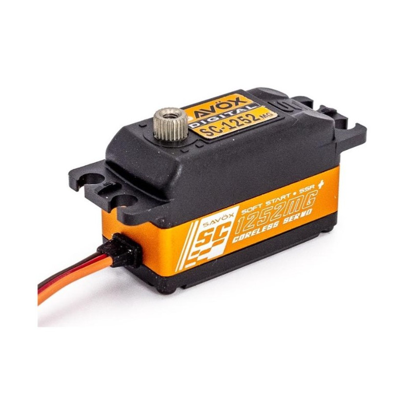 Servos - Savox SC-1252MG + low profile digital servo (44g, 7.0kg.cm, 0.07s/60°) - FLASH RC