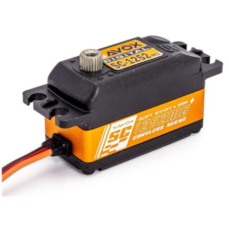 Servo numérique bas profil Savox SC-1252MG + (44g, 7.0kg.cm, 0.07s/60°) - FLASH RC