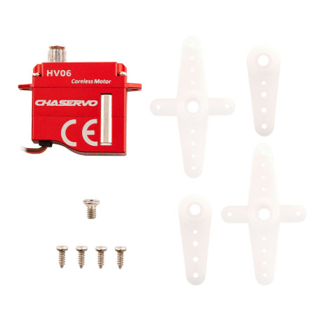 Servo numérique HV06 chaservo MICRO (6g, 2.4kg, 0.05s) - FLASH RC