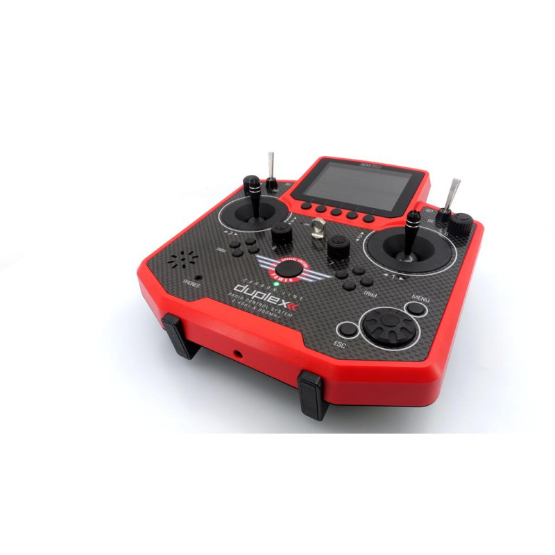 Jeti DS12 +R9 Multimode - Carbon Rouge Spécial Edition