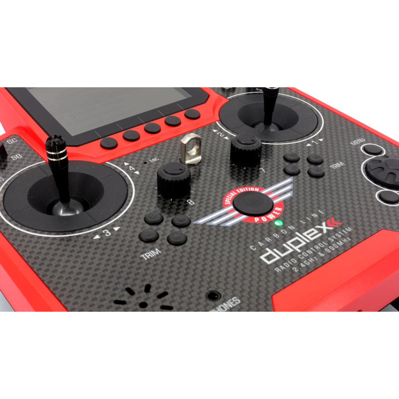 Jeti DS12 +R9 Multimode - Edizione speciale rosso carbonio