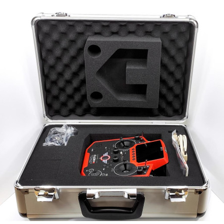 Jeti DS12 +R9 Multimode - Carbon Rouge Spécial Edition