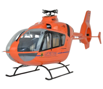 Fuselajes, accesorios Helicóptero - EC145 T1 Blanco/Rojo REGA KIT ARF Clase 800 - FLASH RC