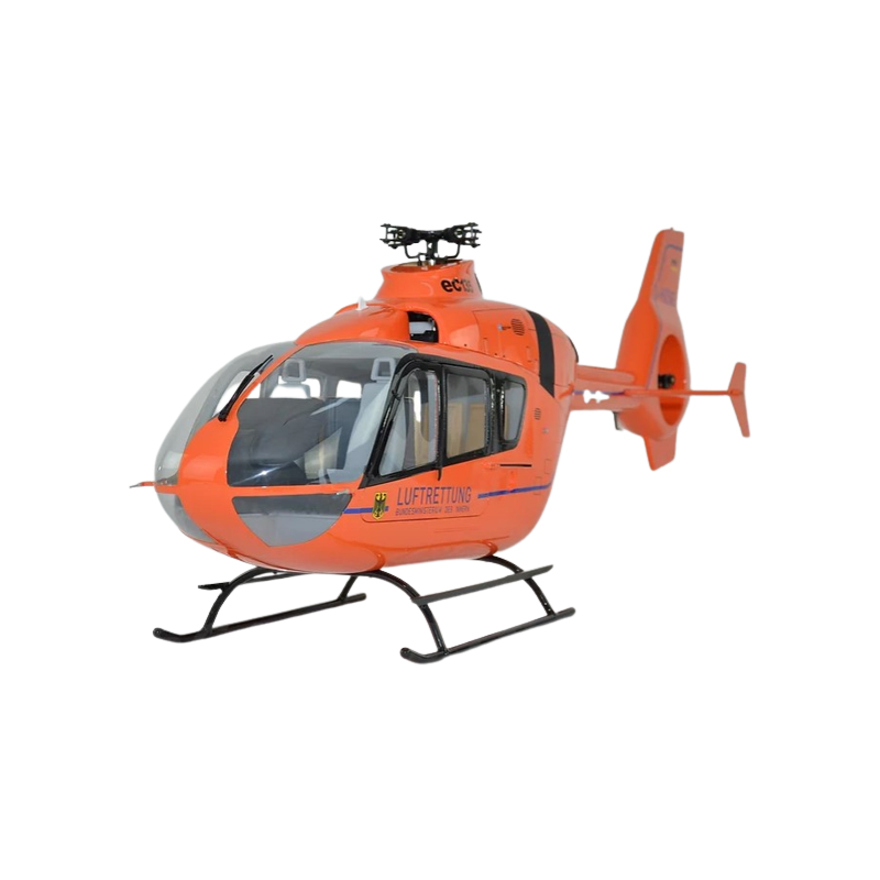 Fuselajes, accesorios Helicóptero - EC145 T1 Blanco/Rojo REGA KIT ARF Clase 800 - FLASH RC