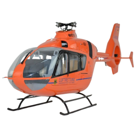 Rumpf, Zubehör Helikopter - EC145 T1 Weiß/Rot REGA KIT ARF Class 800 - FLASH RC