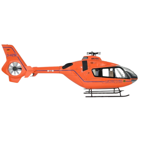 Fusoliere, accessori Elicottero - EC145 T1 Bianco/Rosso REGA KIT ARF Classe 800 - FLASH RC