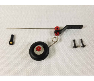Carbon tail wheel 90E-120E (20cc) - FLASH RC