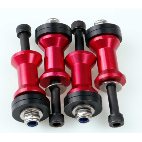 Colonnette moteur 25mm réglables 50-70cm³m M5 4pcs