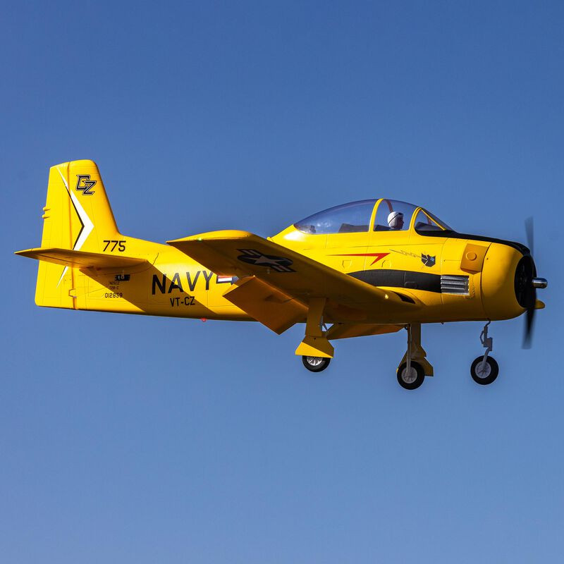 E-flite Carbon-Z T-28 Trojan 2.0m BNF AS3X e SAFE - FLASH RC