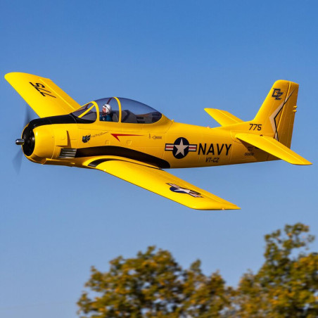 E-flite Carbon-Z T-28 Trojan 2.0m BNF AS3X e SAFE - FLASH RC