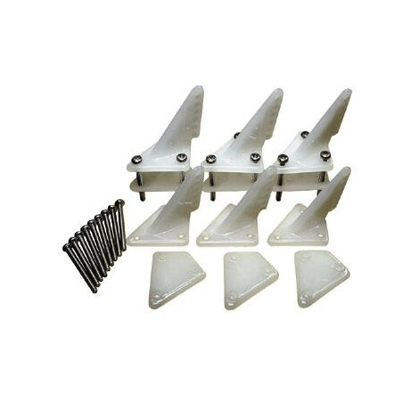 GUIGNOL NYLON ZUM EINSCHRAUBEN 25 mm 2 PCS - FLASH RC