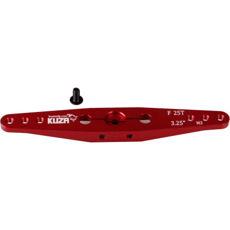 2-arm servo horn 25T 84/72/60mm 3.25" M3 Aluminum - FLASH RC