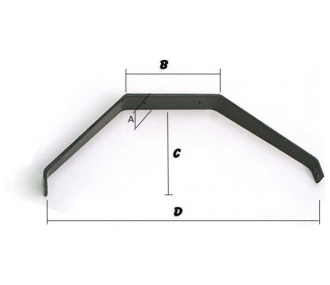 Train Carbone Type EDGE PROFILE 40cc - FLASH RC
