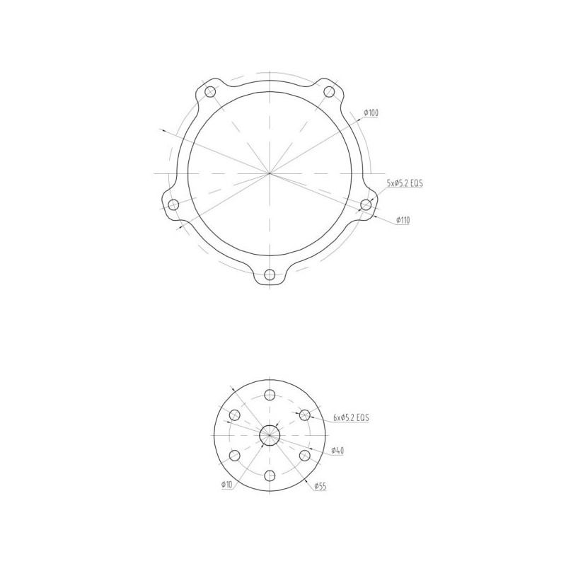 Moteur essence 4 temps GF150 R5 150cc radial 5 cylindres - NGH