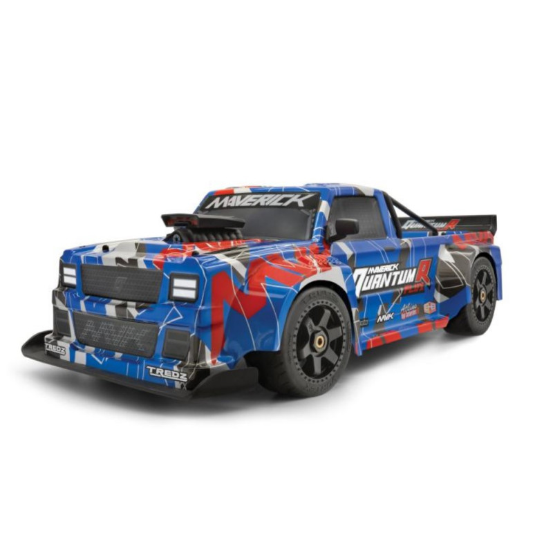 Car-RC-drift - QUANTUM R FLUX 4S 4X4 BLUE RED - FLASHRC