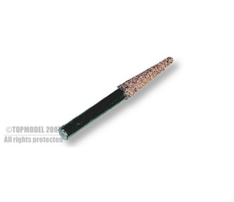MEULE CONIQUE DIAM 6mm AXE 6mm GROS GRAIN - FLASH RC