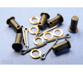 AXE METAL ⌀3 pour ridoirs M3 6pcs - FLASH RC 2