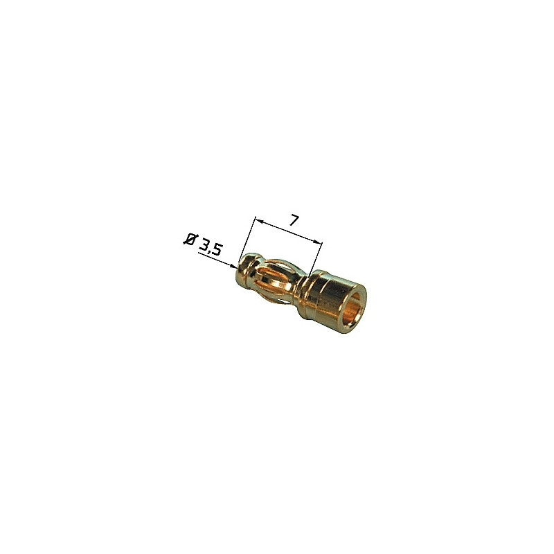 CONTACT OR 3,5 MALE 3pcs - FLASH RC