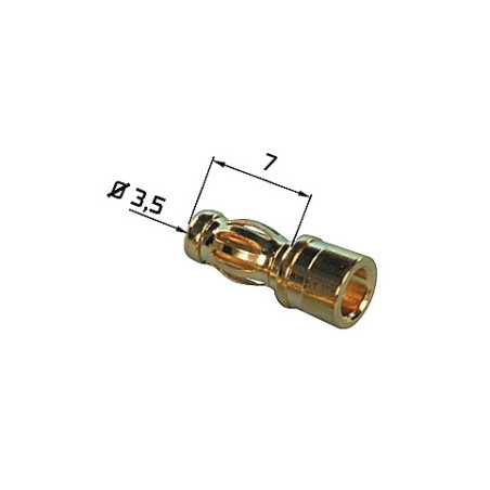CONTACT OR 3,5 MALE 3pcs - FLASH RC