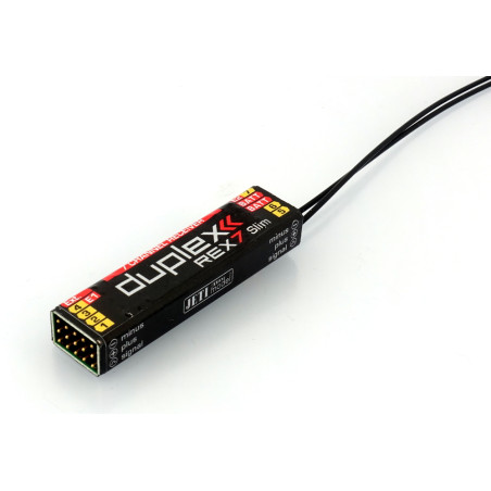 JETI - REX 7 Slim Duplex EX 2.4Ghz Jeti 7-Kanal Empfänger - FLASH RC