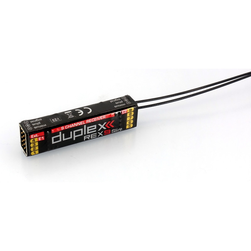 JETI - REX 9 Slim Duplex EX 2.4Ghz Jeti 9 Channel Receiver - RC FLASH