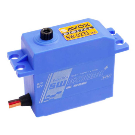 Servo Numérique étanche standard Savox (66g, 15kg, 0.17s) - FLASH RC