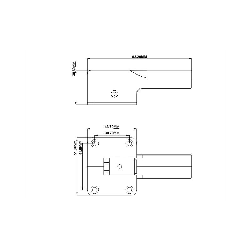 Aircraft retractable landing gear - Retractable landing gear (XL) Alu 8.0mm swivel - FLASH RC