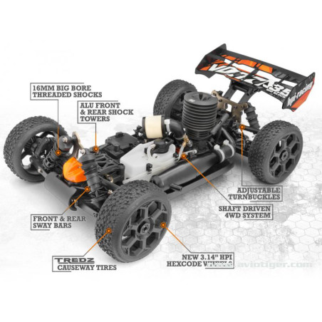 PKW-RC-Geländewagen - BUGGY VORZA NITRO - FLASHRC