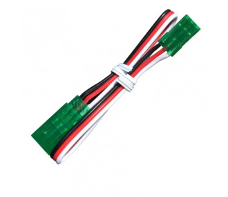 RALLONGE SERVO JR/FUT 100cm VERTE - FLASH RC